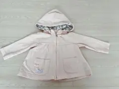 組曲　ジップアップパーカー　ベビー80 女の子