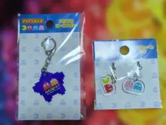 【新品】PAC-MAN アクリルキーホルダー　ミニチャーム　2点セット