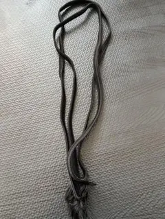 『新品』黒の編み込み帯締め 房付き
