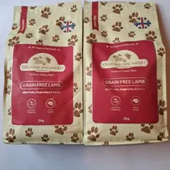 Natural Dog Food グレインフリー ラム 2kg✖️4 - メルカリ