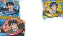 The Prince of Tennis Can Badge Set: Ryoma Echizen, Seiichi Yukimura, Akaya Kirihara, Kuranosuke Shiraishi