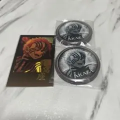 鬼滅　無限城　ダイニング　くじ　猗窩座　缶バッジ　チェキ