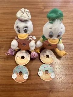 ヴァネロペ　ぬいぐるみチャーム　ドナルド・デイジー セット