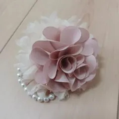 2WAY コサージュ ブローチ パール 上品 フォーマル