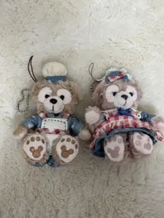 ダッフィー & シェリーメイ キーホルダーセット