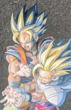 一番くじ スペクタルバトル 親子かめはめ波Vジャンプ仕様帯リペイント