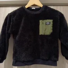 chil2 フリース トレーナー 120cm ブラック