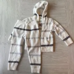 美品　フード付きパジャマセット ジェラートピケ　s