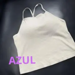 AZUL カップ付き　バッククロス　キャミソール　Mのサムネイル