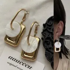 ▫︎▪︎1662025▪︎▫︎gold×シェルピアス/aaacccu