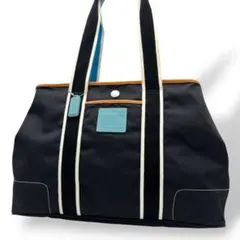 【美品】COACH　コーチ　トートバッグ　インナーシグネチャー柄　大容量　希少