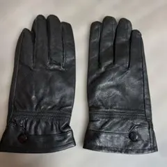 メンズ　黒いレザー手袋　☝˃̵͈̑ᴗ˂̵͈̑❤