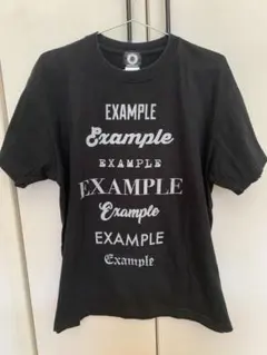 EXAMPLE Tシャツ ブラック