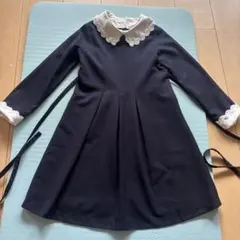 キャサリンコテージ120ワンピース　濃紺　通塾　卒園式