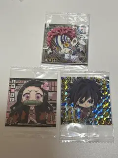 鬼滅の刃　でぃふぉるめシール、猗窩座、竈門禰豆子、冨岡義勇レア