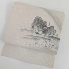 極美品＞夏帯 絽 名古屋帯 櫛・簪模様 - メルカリ