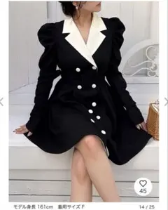 ROYALPARTY 2wayスリーブジャケットミニワンピース