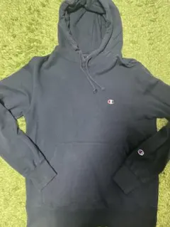 Champion ダークネイビー パーカー LARGE