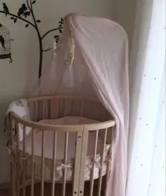 中古・良品　STOKKE ベビーベッド V2　ミントグリーン　おまけ付き STOKKE ストッケ スリーピー ベビーベッド V2 ミントグリーン送料込み