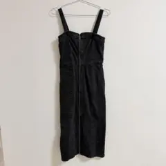 GU デニムフロントジップワンピース M