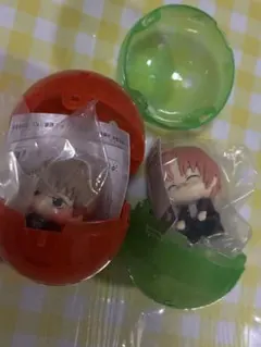 銀八先生　まちぼうけ　沖田総悟＆神威２個セット　銀魂　おまけ付き　ガチャ