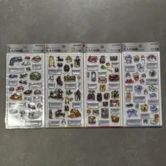 か*ん様 大人の図鑑シール　3D 4種セット