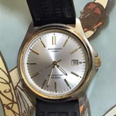 CASIO ARGENT メンズ　腕時計。