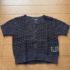 COMME CA ISM ブラック カーディガン 110A