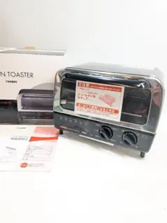 P051 ​新品 ツインバード オーブントースター TS-4016 ブラックのサムネイル