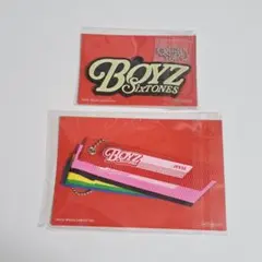 SixTONES　BOYS　特典 リボンキーホルダー　ラバーバンドキーホルダー