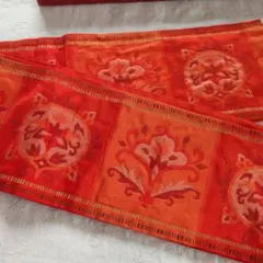 趣悦 少し長めで結び方いろいろ 和装小物　半幅帯　正絹　365cm