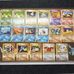 ポケカ 傷あり特価 まとめ売り 旧裏 マークなし 17枚セット