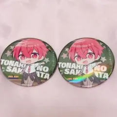 浦島坂田船 あほの坂田。 となりの坂田。 缶バ 2021 夏ツ 2個セット ホロ