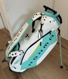 希少　HONMA 2026年　契約プロモデル キャディバッグ ターコイズのサムネイル