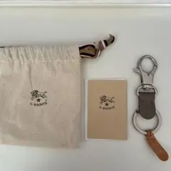 IL BISONTE レザーキーホルダー