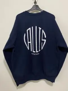 VALLIS by FACTOTUM バックプリントオーバーサイズプルオーバー