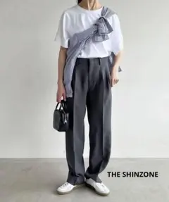 THE SHINZONE シンゾーン クライスラーパンツ　サイズ34 グレー