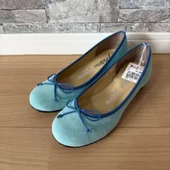 ⭕️neuemarche バレエシューズ ライトブルー 日本製　22cmのサムネイル