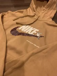 NIKE スウェットパーカー ＸＬ　ベージュ