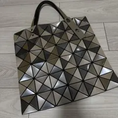 BAO BAO ISSEY MIYAKE ミニハンドバッグ グレージュ 袋付き - メルカリ