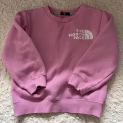THENORTH FACE ノースフェイス トレーナー 110 裏起毛 ピンク