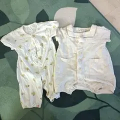 レモン柄オーガニックコットンツーウェイ・ドレスオール