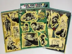 ヒロアカ　カスタムステッカーコレクション 緑谷出久　死柄木弔　オールマイト