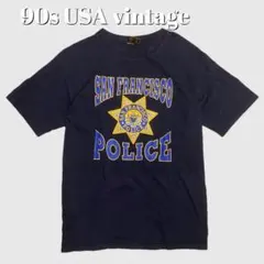90s USA vintage サンフランシスコ市警Tシャツ シングルステッチ