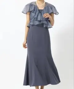 値下げ交渉可・結婚式参列】CELFORDレースブラウスセットマーメイド