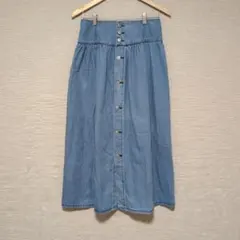 デニムタイトスカート ハイウエスト