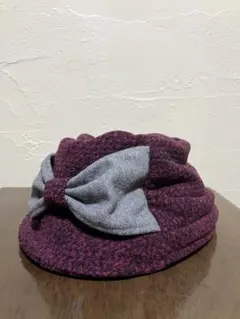 新品　あったかリボンクロシェ　タグ付き