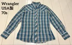 38 Wrangler ウエスタンシャツ レディース ウイメンズ USA 70s