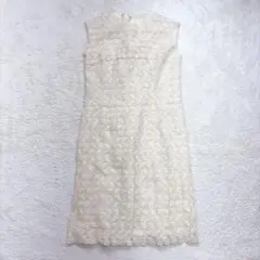 ノースリーブワンピース ドレス 裏地 ロング丈 カジュアル フォーマル きれいめ