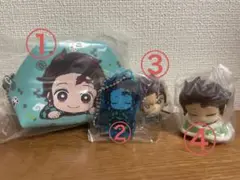 値下【未開封•未使用】鬼滅の刃 炭治郎 (ポーチ•キーチェーン•フィギュア)